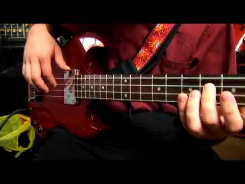 Walking Measures 9-10 of a B flat Scale for Advanced Bass Guitar