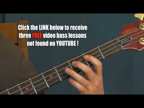 beginner bass guitar lesson journey stone in love part one steve perry