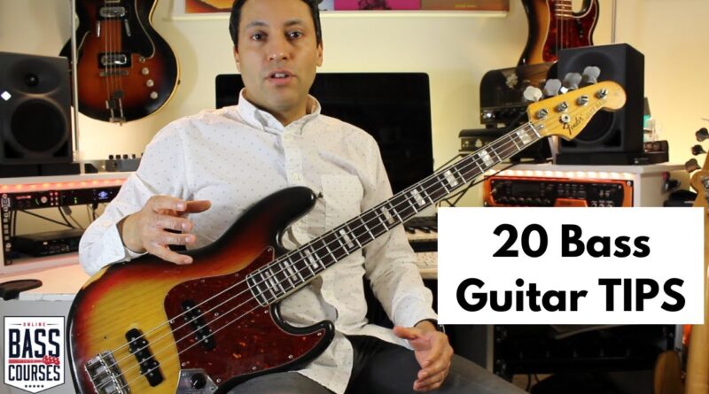 20 Extremely Useful Bass Guitar Tips