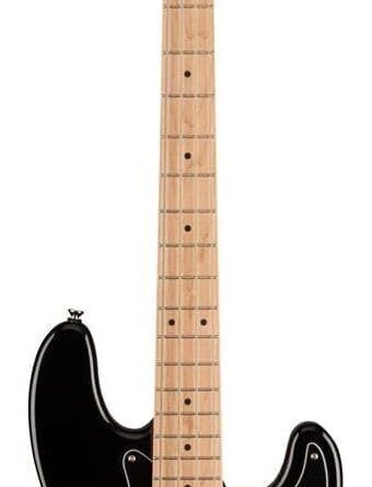 4-String Bass Guitar Package, Right-Handed, Black Finish