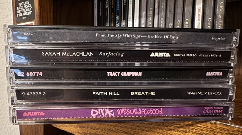 5 CD lot - Pink, Faith Hill, Tracy Chapman, Sarah McLachlan, Enya - READ DESC