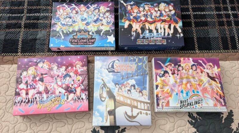 Aqours Love Live Sunshine Concert Blu Ray Memorial Box Sets 1 2 3 4 5 Bluray BD