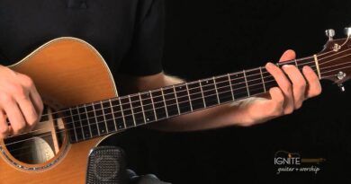 Bass Line Walkdown in G and Theory - Learn Intermediate Acoustic Guitar Lesson