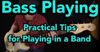 Bass playing - Practical Tips for Playing in a Band