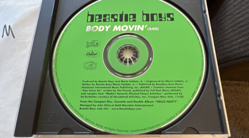 Beastie Boys Body Movin’ promo cd. rare Promotional