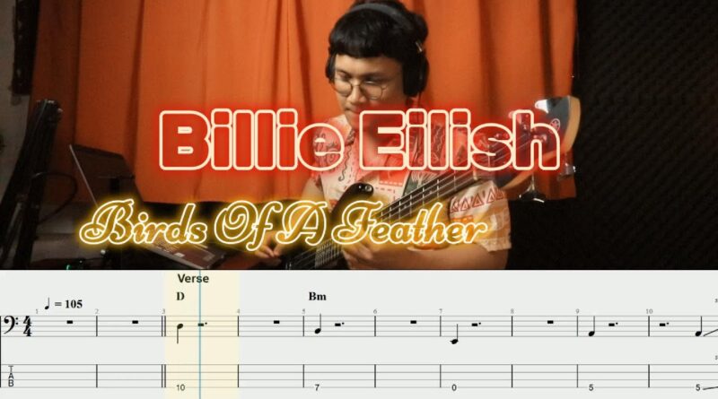 Billie Eilish - Birds Of A Feather (Bass Cover with Bass Tab)