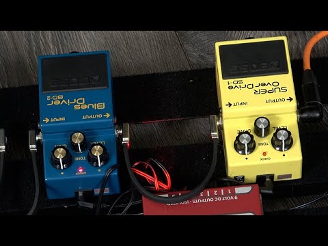 Boss Blues Driver and Super Overdrive comparison