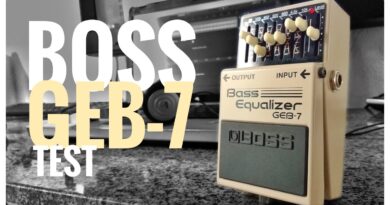 Boss GEB-7 Bass Equalizer Test/Sound Check - NO TALK