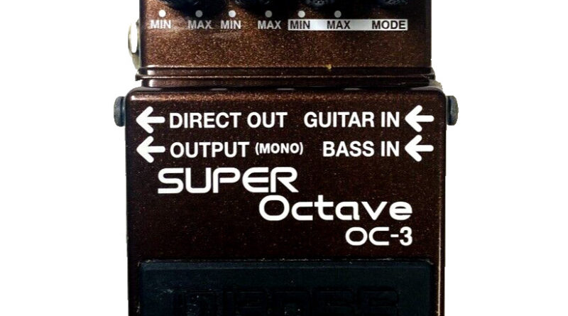 Boss OC-3 Super Octave Guitar Bass Effects Pedal Used & From Japan