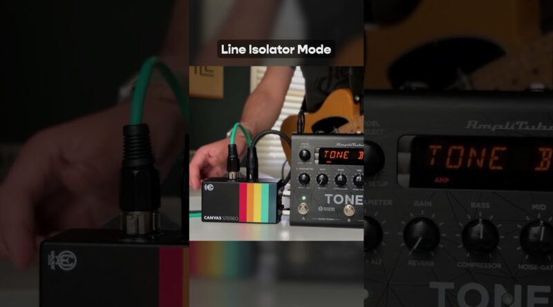 DI vs Line Isolator for Amp Modelers | Walrus Audio Canvas