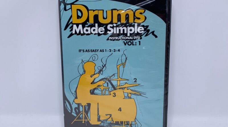 Drums Made Simple Instructional DVD Volume 1 DAMAGED CASE ***SEE PHOTOS***