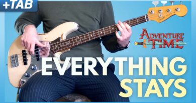 EVERYTHING STAYS - Adventure Time x Marceline the Vampire Queen | Bass Cover with Play Along Tabs