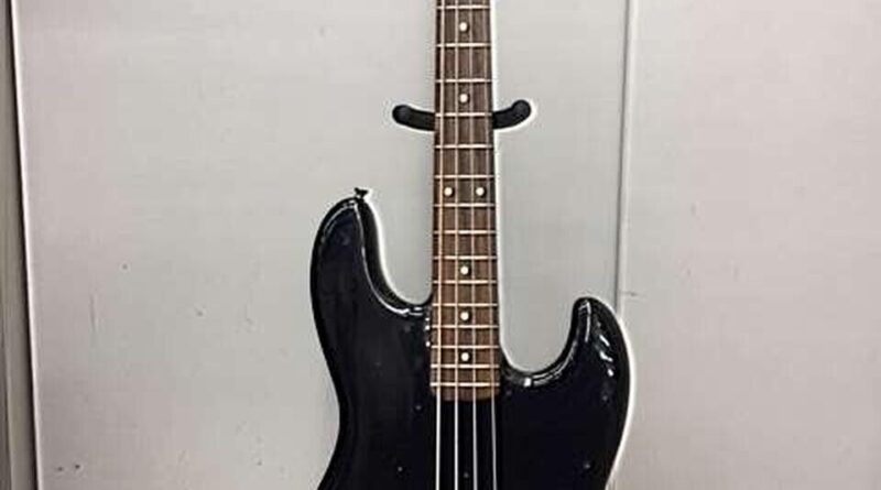 Fender Japan JB-STD Jazz Bass Black Crafted in Japan 2002-2004 E.Bass Guitar MOD