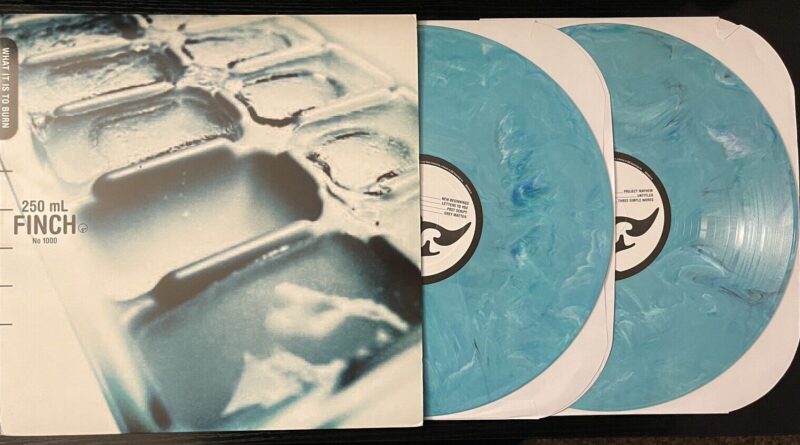 Finch - What It Is To Burn 2xLP Vinyl Limited Reissue Teal Marble 2013 DriveThru