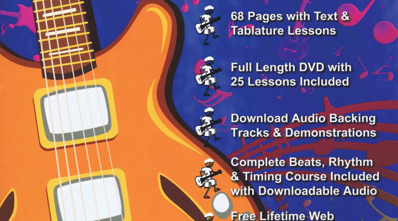 Guitar for Kids Beginner Lessons Learn How to Play Rock House Tab Book & Video