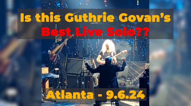 Guthrie Govan's BEST live solo?! ("Man of Steel" w/Hans Zimmer, 2024 US Tour Opening Night)