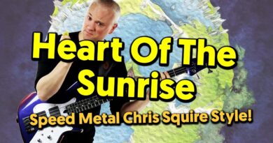 Heart Of The Sunrise [Yes] - Speed Metal Bass Chris Squire Style (Tabs & Tutorial)