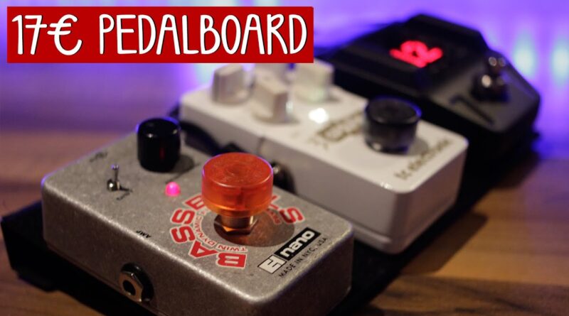 How SMALL can you build a PEDALBOARD?? [Bass Pedalboard for 17€]