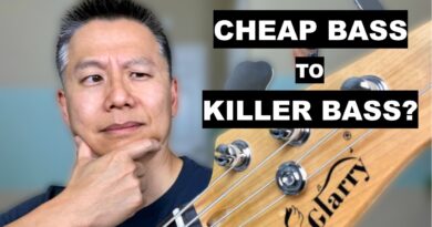 How to Turn a Cheap Glarry Bass into a Killer Bass!