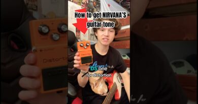 How to get #nirvana ‘s #guitar tone. #music #kurtcobain #90s #bosspedal #distortion #grunge #tiktok