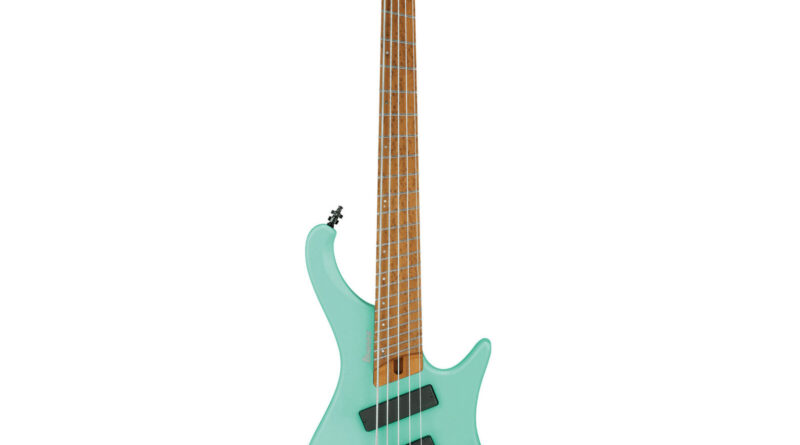 Ibanez EHB Headless Multi-Scale 5-String Bass Guitar (Sea Foam Green Matte)