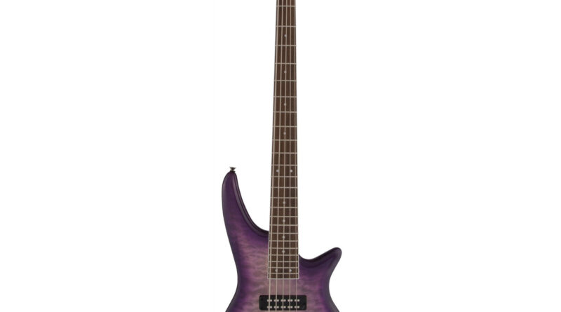 Jackson JS Series Spectra Bass JS3QV 5 String Electric Guitar Purple Phaze