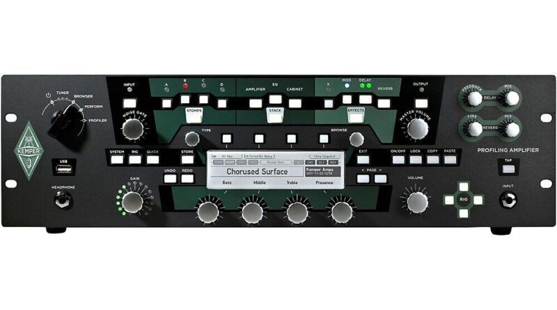 Kemper Profiler PowerRack 600W Class-D Profiling Guitar Amp Blck 197881215033 RF