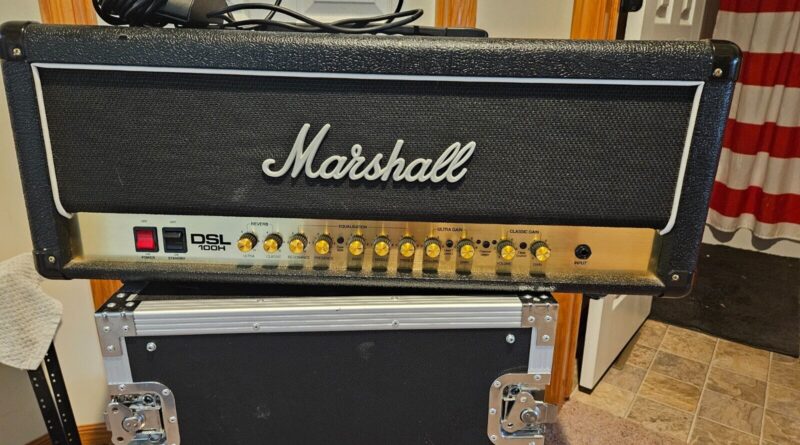 Marshall DSL100H 100-Watt Guitar Amplifier Head w/foot switch