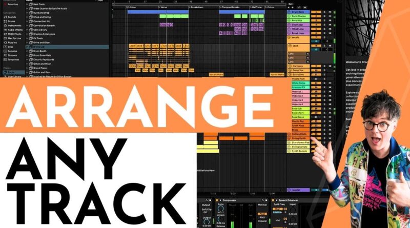 Mini Challenge 1 of 3 - ARRANGE YOUR LOOPS - Arrange any track! - Ableton Tutorial Live Stream