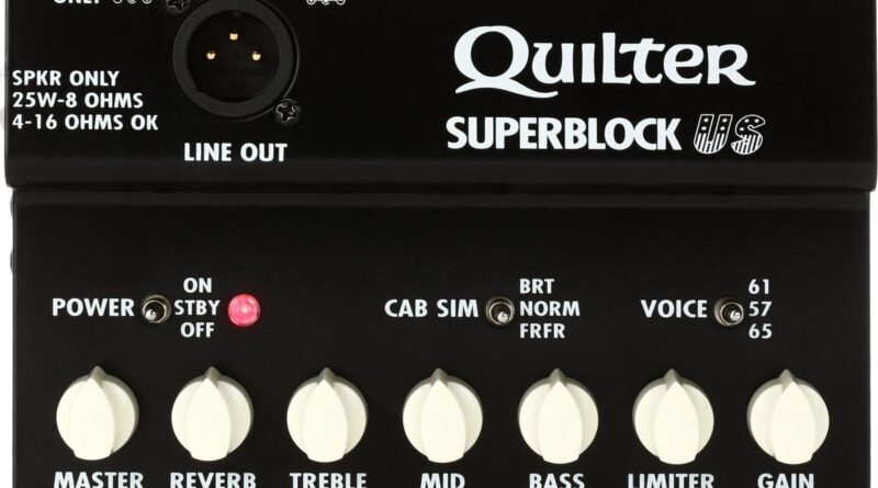 Quilter Labs SuperBlock US 25-watt Guitar Amplifier Pedal