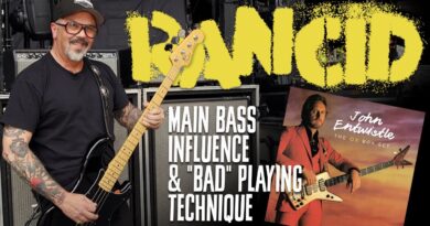 Rancid's Matt Freeman on His "Bad" Bass Playing Techniques & Big Influence from Who's John Entwistle