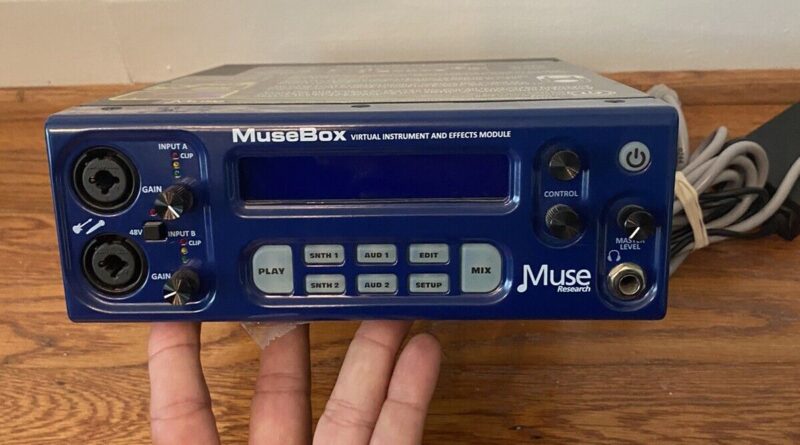 Rare Peavey MuseBox Virtual Instrument and Effects Module Guitar Mic Sounds