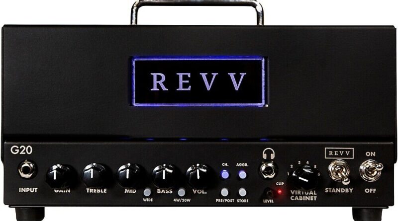 Revv Amplification G20 20W Tube Guitar Amp Head Black 197881094621 RF