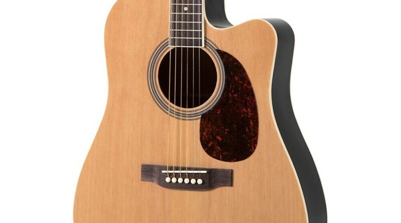 Rogue RA-110D-CE Dreadnought Cutaway Acoustic-Electric Guitar Natural