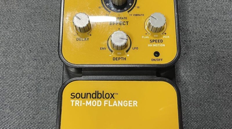 SA123 soundblox SOURCE AUDIO TRI-MOD FLANGER Guitar Effect Pedal