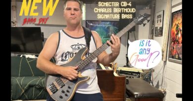 Schecter CB-4 Charles Berthoud Signature Bass - Unbox, a few mods and overall review