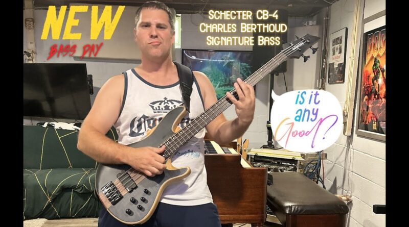 Schecter CB-4 Charles Berthoud Signature Bass - Unbox, a few mods and overall review