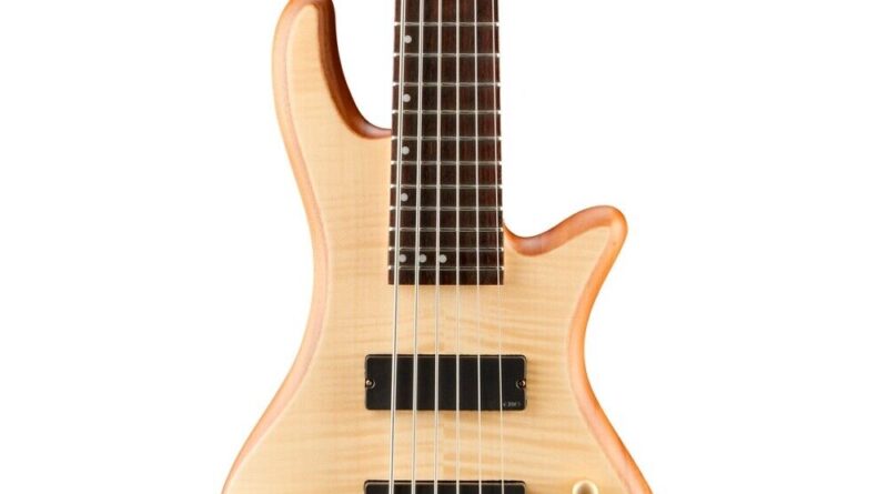 Schecter Guitar Research Stiletto Custom 6 6-String Bass Guitar Satin Natural