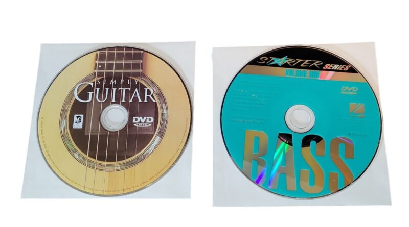 Simply Guitar Instructional DVD Hinkler Books Bass Starter Vol 1 Discs Only