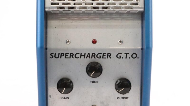 Soldano Supercharger G.T.O. Overdrive Guitar Effect Pedal w/ Cables #46434