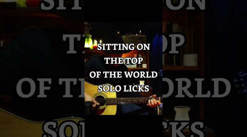 Solo Guitar Licks „Sitting On The Top Of The World” #blues