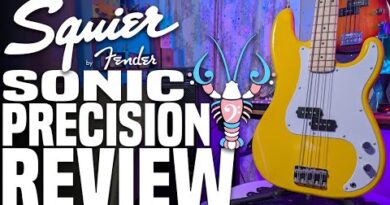 Squier Sonic Precision Bass Review - The BEST Beginner Bass for The Holidays? - LowEndLobster Review