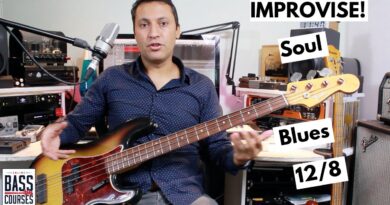 TIPS To Improvise Soul/Blues Bass Lines (Patterns/Chord Tones/Scales/Rhythms)