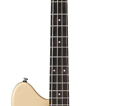 TMB 4 String Bass Guitar, Right, Ivory (TMB100IV)