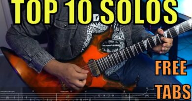 TOP 10 BEST Megadeth Solos (with tabs!)