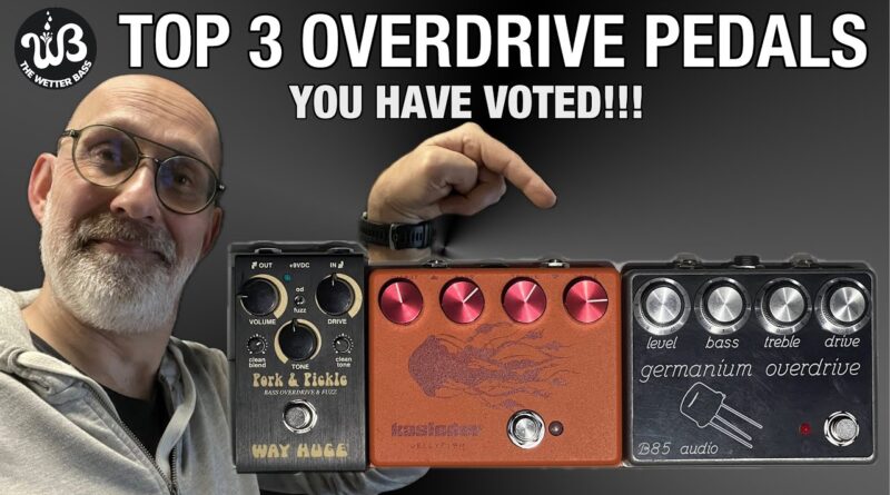 TOP 3 overdrive pedals out of 48!