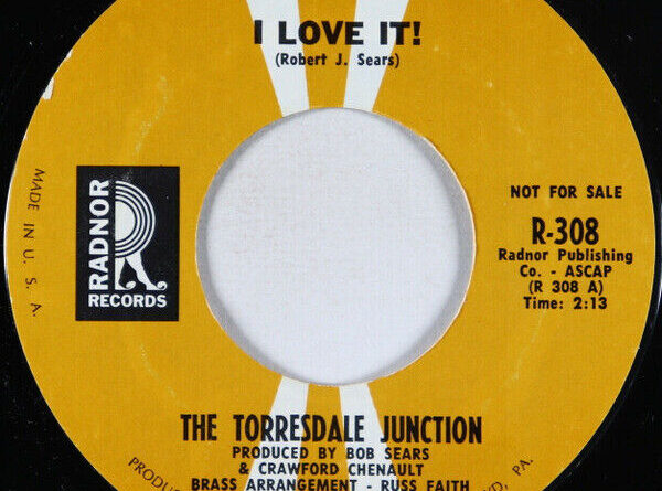 The Torresdale Junction - I Love It! (7" Single, Promo)