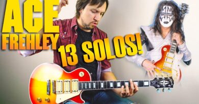 Tribute To Ace Frehley - 13 of his best Solos (4K) - Cover by Ignacio Torres