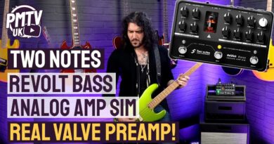 Two Notes ReVolt Bass Amp Sim Pedal Demo! - 3 Channels With A Real Tube Preamp!