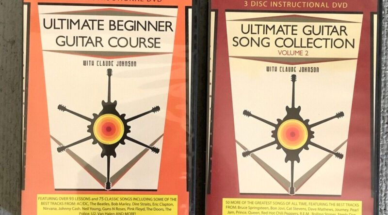 Ultimate Beginner Guitar Course Vol 1 & 2 Claude Johnson 7 DVDs VG